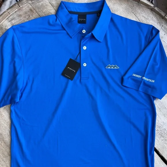 DUNNING GOLF Mens Player Pique Performance Polo NWT - Picture 5 of 6